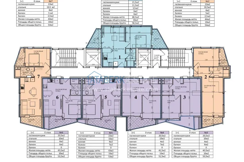 Buy cheap An investment-attractive project of a family residential complex in the Avsallar district 3 
