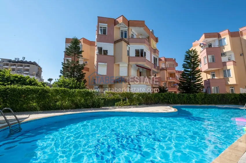 Duplex in Avsallar with furniture and sea views in a cozy complex 1 