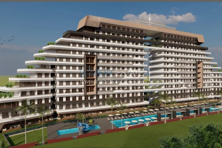 New project in Antalya multifunctional residential complex with original architecture 1 