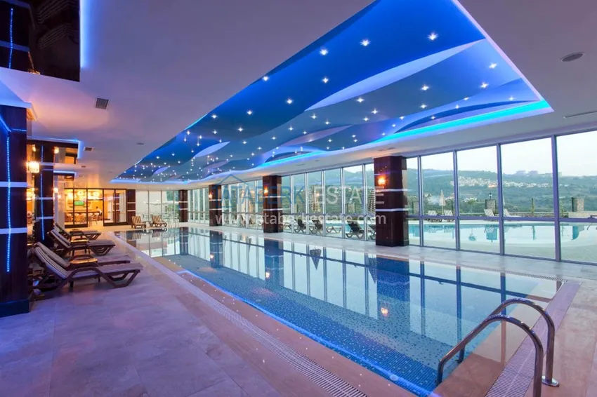 Apartment in Kargicak in a luxury complex overlooking the sea 11 