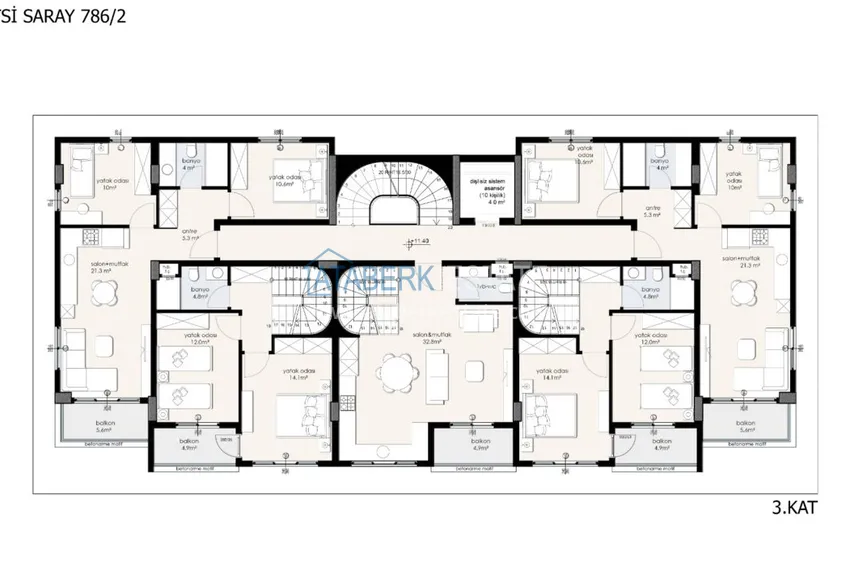 Buy cheap New project in the center of Alanya - low-rise residential complex 2 