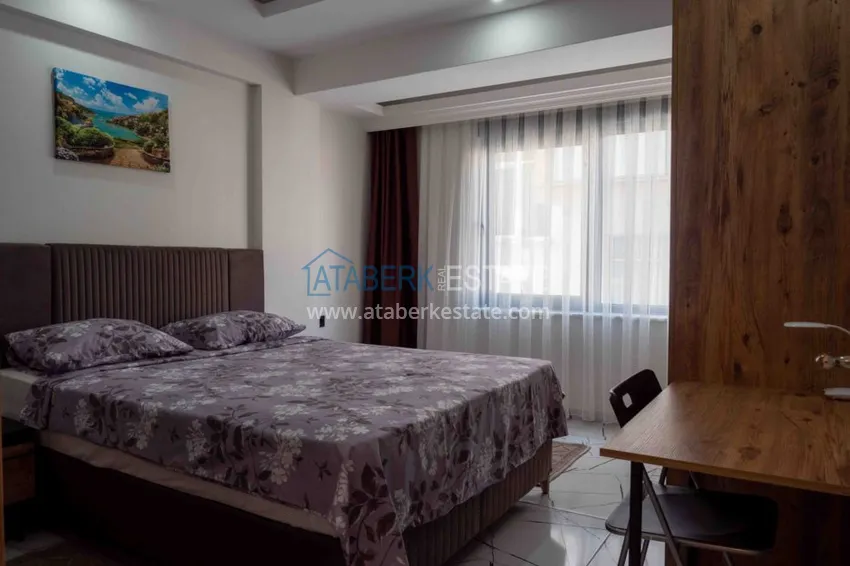 Purchase Rent in the best area of Alanya - two-bedroom apartment by the sea in the city center No. 18 9 