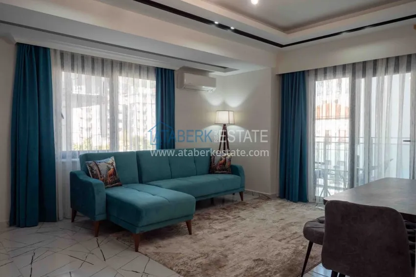 Purchase Rent in the best area of Alanya - two-bedroom apartment by the sea in the city center No. 18 22 