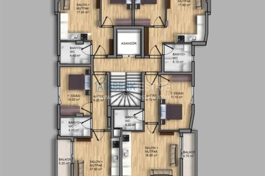 Buy cheap New investment project in the center of Antalya - Muratpasha 1 