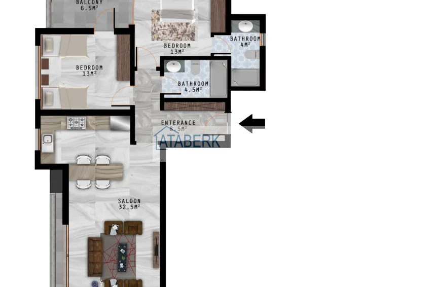 Buy cheap A new investment-attractive project of a residential complex in the Kargicak area 18 