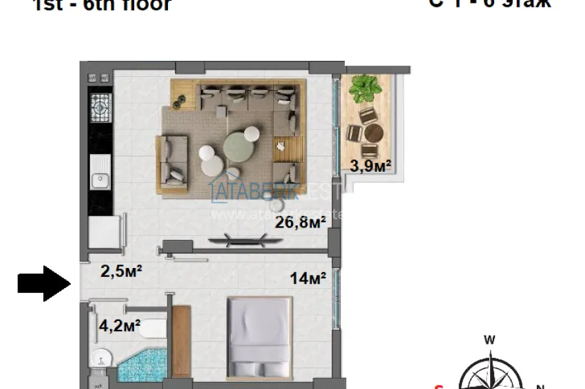 Buy cheap Apartments at affordable prices from the developer in Mahmutlar 7