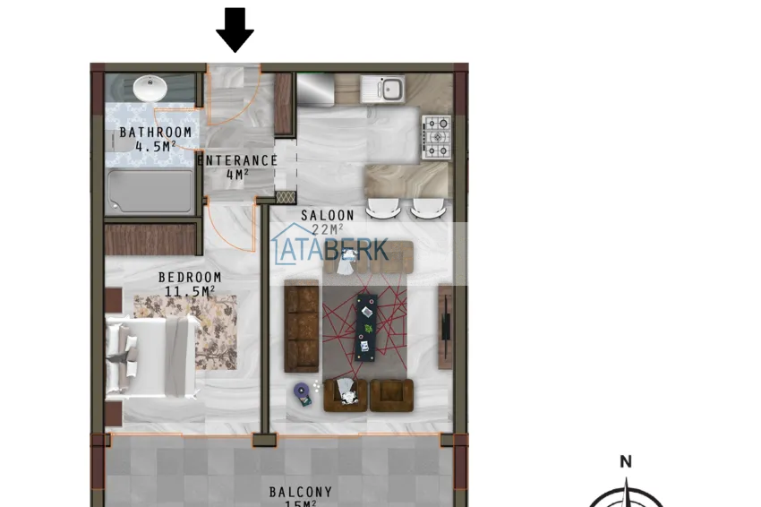 Buy cheap A new investment-attractive project of a residential complex in the Kargicak area 11 