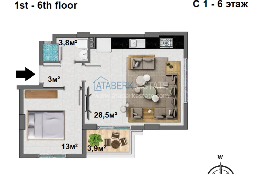 Buy cheap Apartments at affordable prices from the developer in Mahmutlar 8