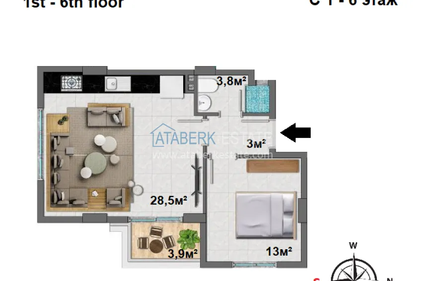 Buy cheap Apartments at affordable prices from the developer in Mahmutlar 9