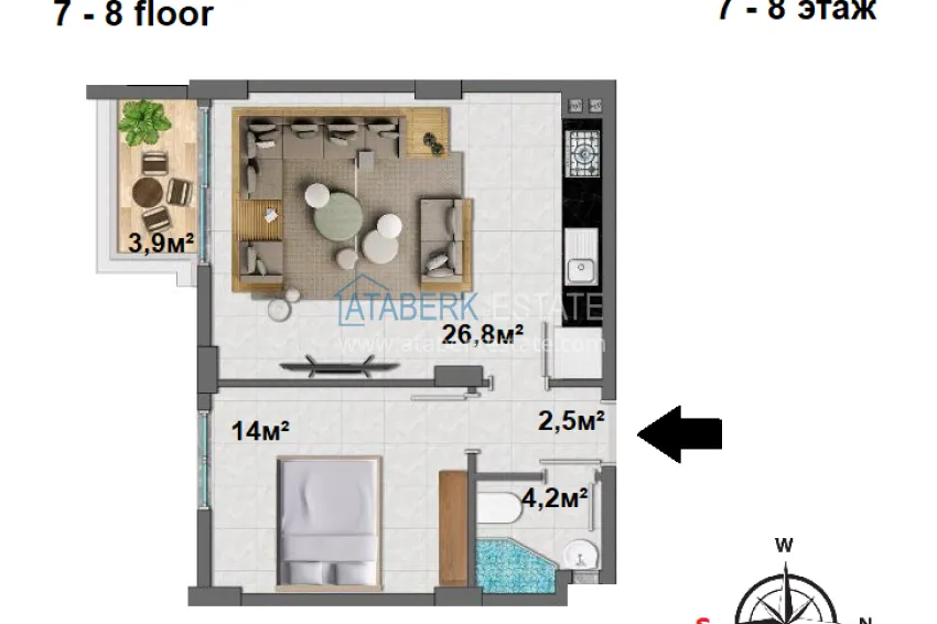 Buy cheap Apartments at affordable prices from the developer in Mahmutlar 16