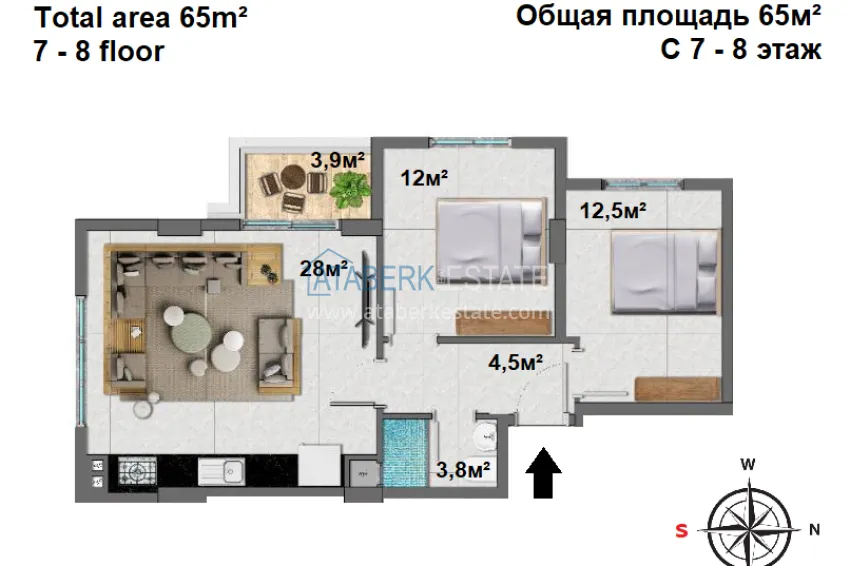 Buy cheap Apartments at affordable prices from the developer in Mahmutlar 17