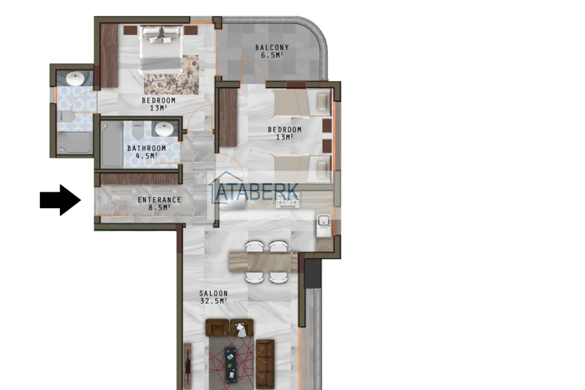 Buy cheap A new investment-attractive project of a residential complex in the Kargicak area 14 