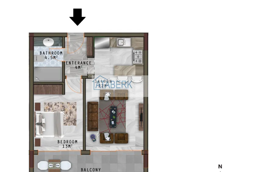 Buy cheap A new investment-attractive project of a residential complex in the Kargicak area 15 