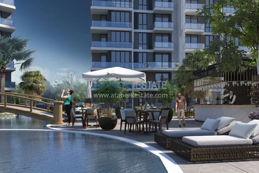 Newly furnished apartment in Mahmutlar, in a young complex near the sea 12 