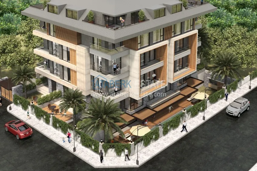New project of a residential complex in Oba - Alanya 2 