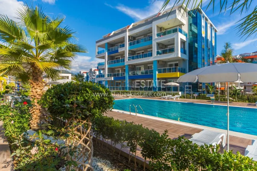One-bedroom apartment in Kestel with a sea view in an exclusive complex 2 