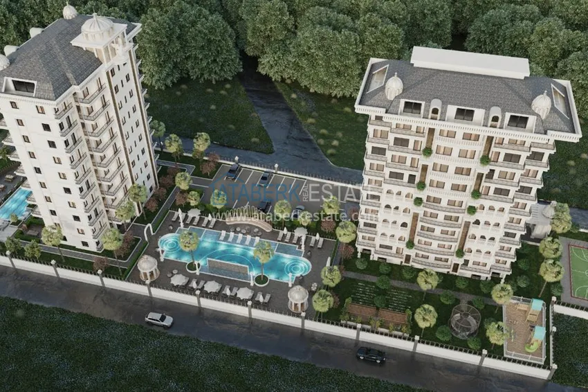 A new project of a premium class residential complex in Avsallar-Alanya 3 