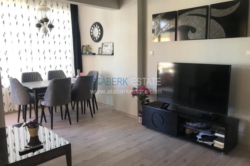 Purchase  Three-room apartment in Alanya with furniture directly from the owner - Cleopatra beach area 2 