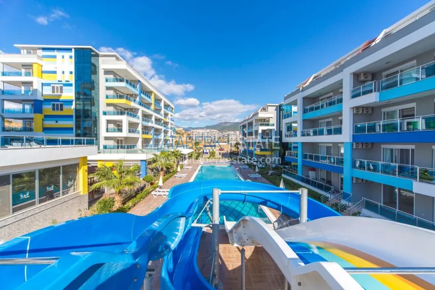 One-bedroom apartment in Kestel with a sea view in an exclusive complex 6 