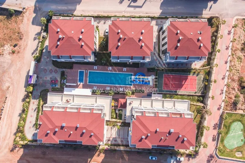 One-bedroom apartment in Kestel with a sea view in an exclusive complex 8 