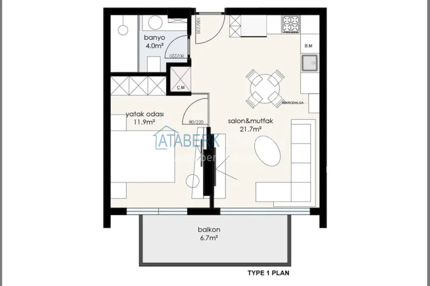 Buy cheap A new investment-attractive project in the center of Alanya - Cleopatra beach area 7