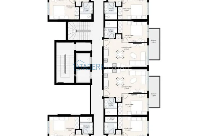 Buy cheap A new investment-attractive project in the center of Alanya - Cleopatra beach area 6