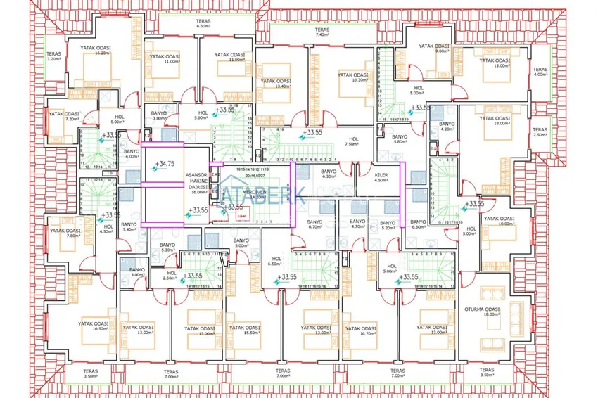 Buy cheap A new project of a multi-apartment residential complex in the very center of Mahmutlar 1 