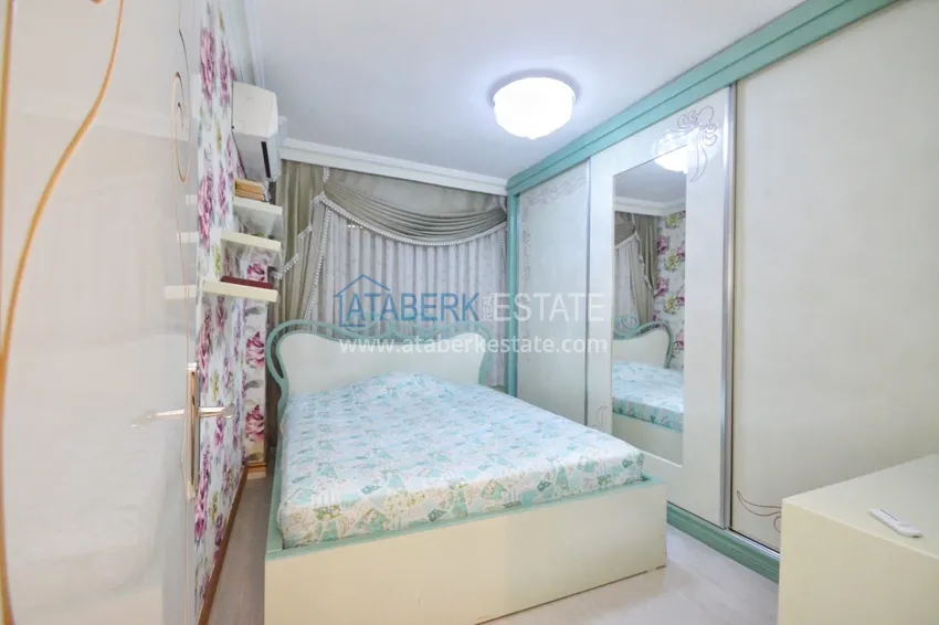 Purchase Three-room apartment in Mahmutlar with furniture on the 2nd coastline 15 