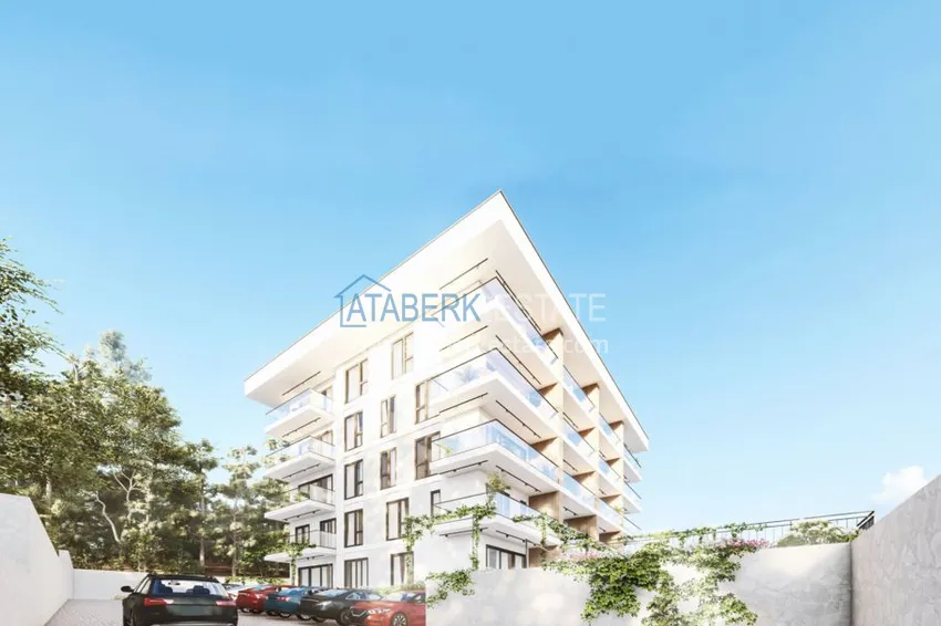 Affordable real estate in Alanya, Avsallar area in a complex under construction 15 