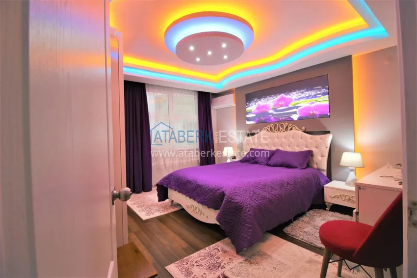 Purchase  Two-room apartment in Mahmutlar with furniture and a glazed balcony 15 