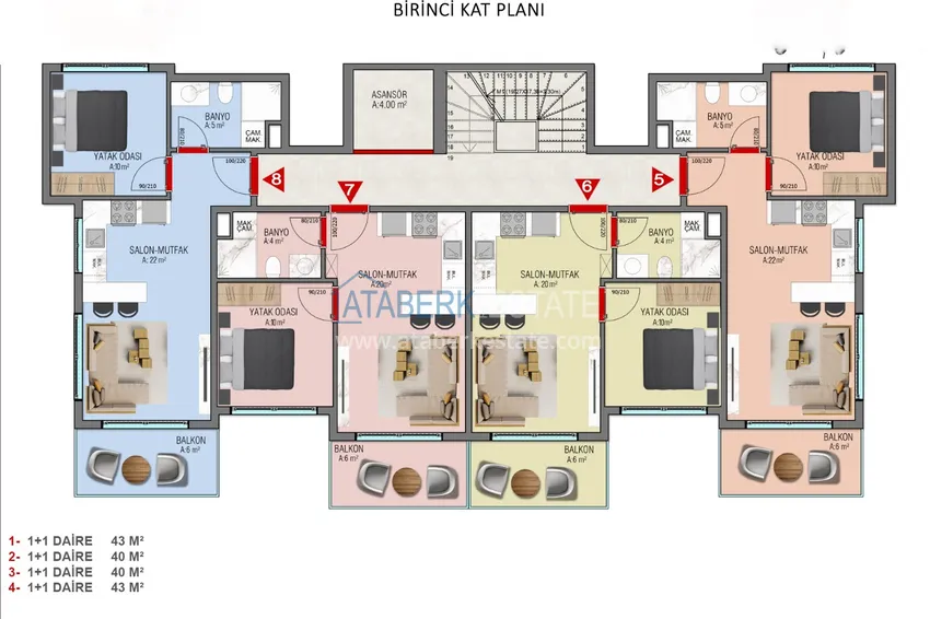 Buy cheap Investment-attractive project of a boutique complex in Avsallar 1 