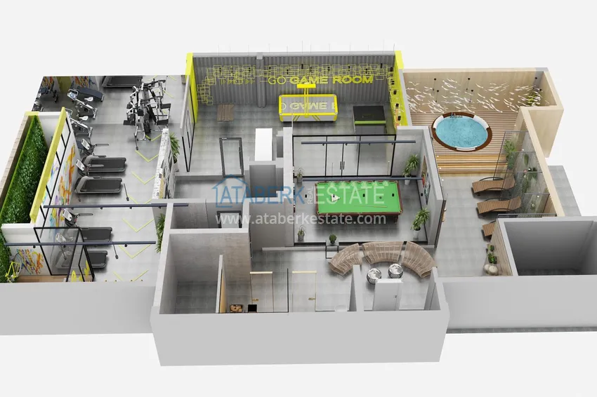 Buy cheap Apartments in Antalya - Konyaalti in a complex under construction with interest-free installments 1 