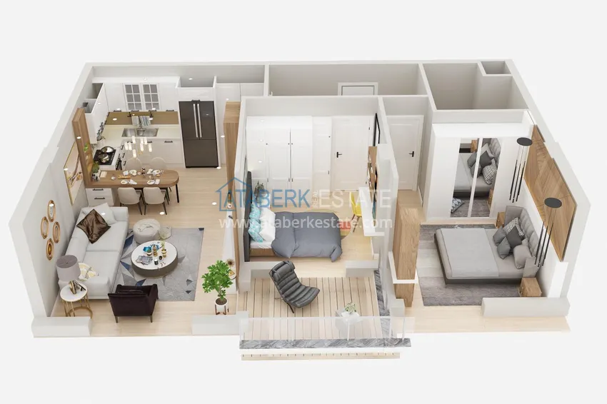 Buy cheap Apartments in Antalya - Konyaalti in a complex under construction with interest-free installments 2 