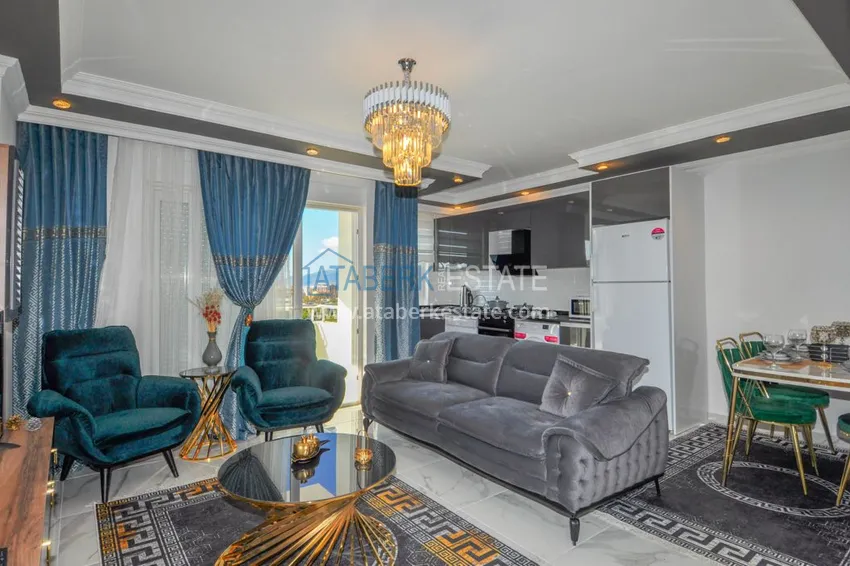 Furnished three-room apartment in Oba in a comfortable complex 3 