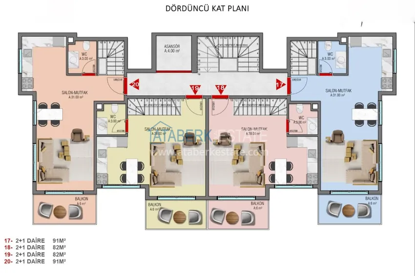 Buy cheap Investment-attractive project of a boutique complex in Avsallar 4 