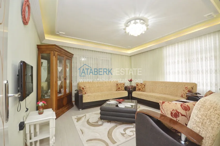 Purchase Three-room apartment in Mahmutlar with furniture on the 2nd coastline 5 