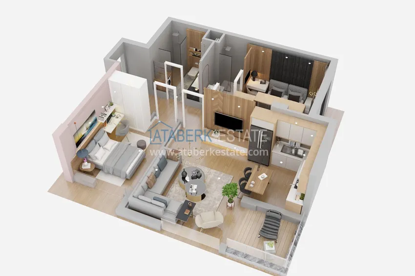 Buy cheap Apartments in Antalya - Konyaalti in a complex under construction with interest-free installments 5 