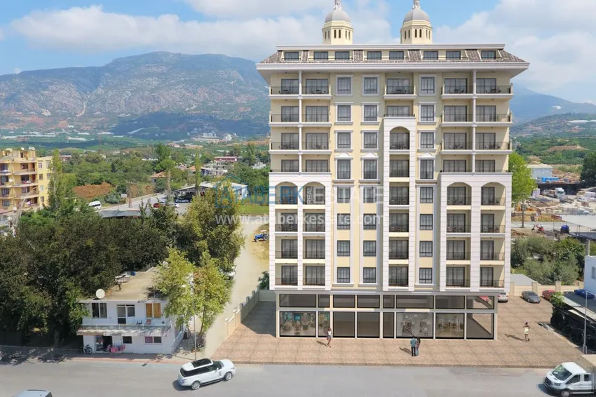 A new project of a multi-apartment residential complex in the very center of Mahmutlar 3 