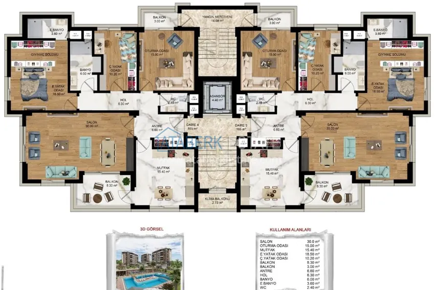 Buy cheap New investment project of a multi-apartment residential complex in Antalya Kepez district 7
