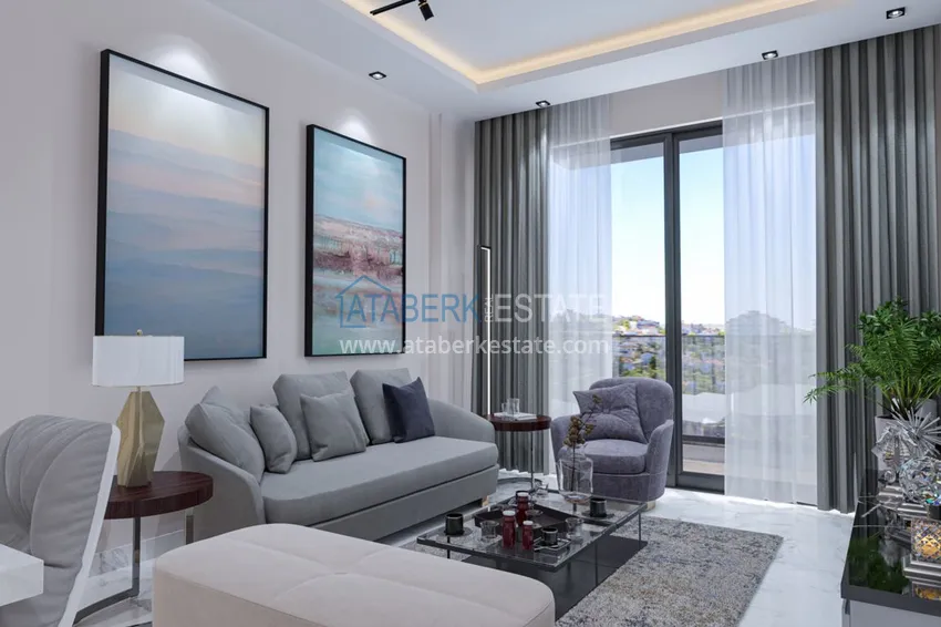Purchase A new residential complex in the comfort segment with rich infrastructure in Alanya, Avsallar district 7 