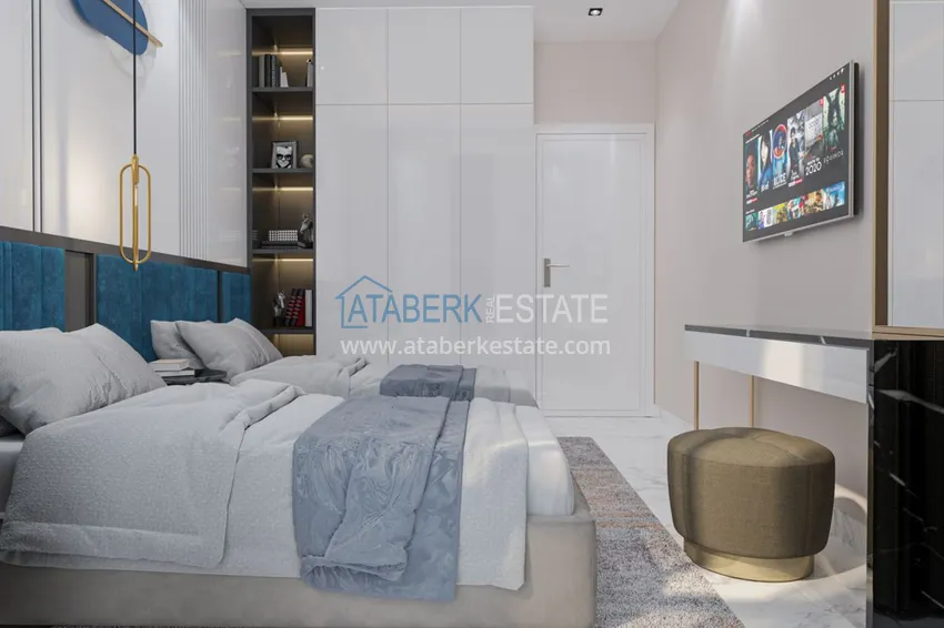 Purchase A new residential complex in the comfort segment with rich infrastructure in Alanya, Avsallar district 9 