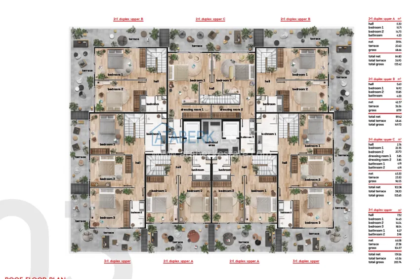 Buy cheap Affordable real estate in Alanya, Avsallar area in a complex under construction 3 