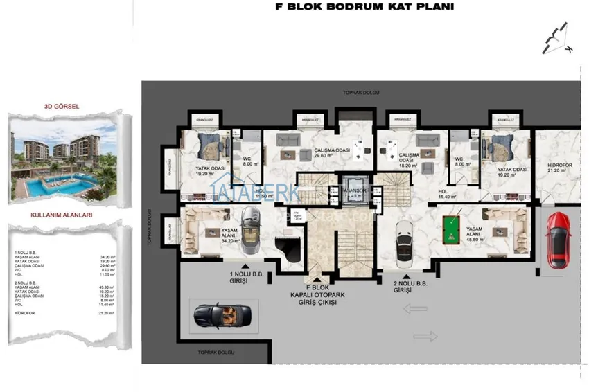 Buy cheap New investment project of a multi-apartment residential complex in Antalya Kepez district 13