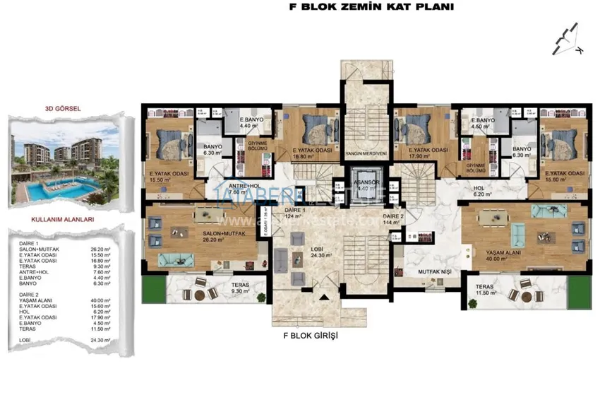 Buy cheap New investment project of a multi-apartment residential complex in Antalya Kepez district 15