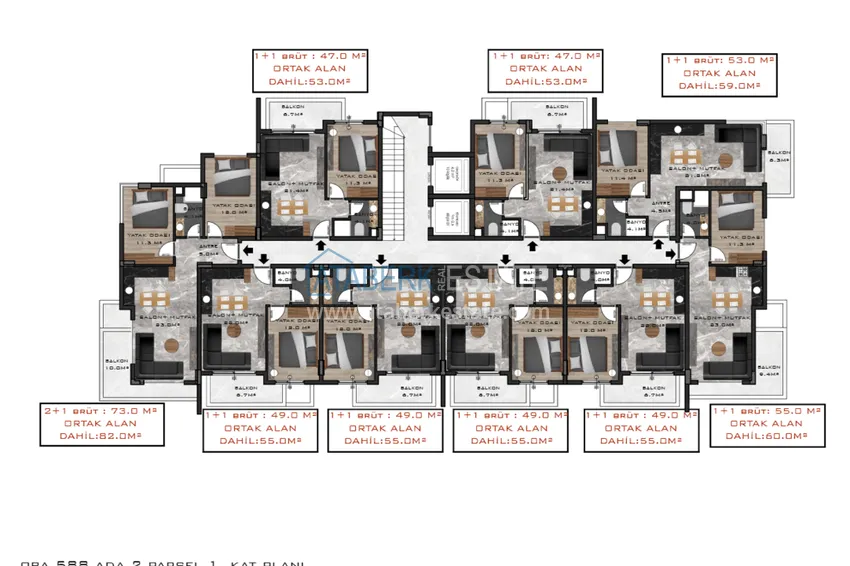 Buy cheap 🔥Our project. Investment project of a residential complex in Oba - Alanya 4 