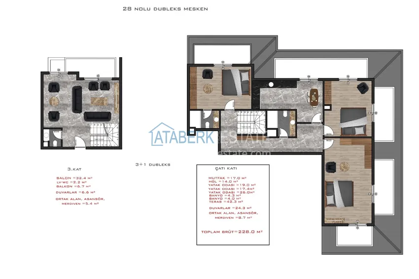 Buy cheap 🔥Our project. Investment project of a residential complex in Oba - Alanya 9 
