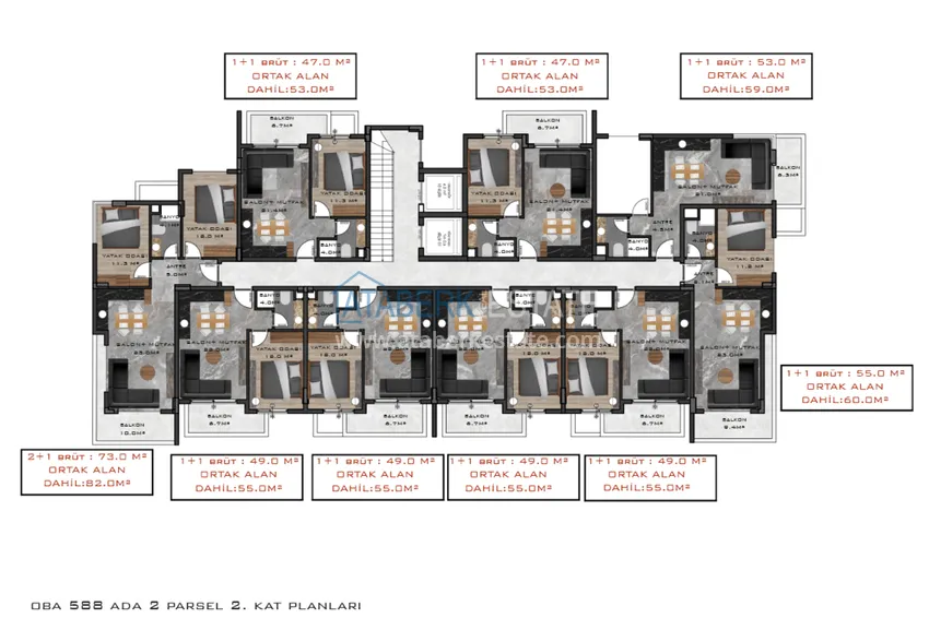 Buy cheap 🔥Our project. Investment project of a residential complex in Oba - Alanya 5 