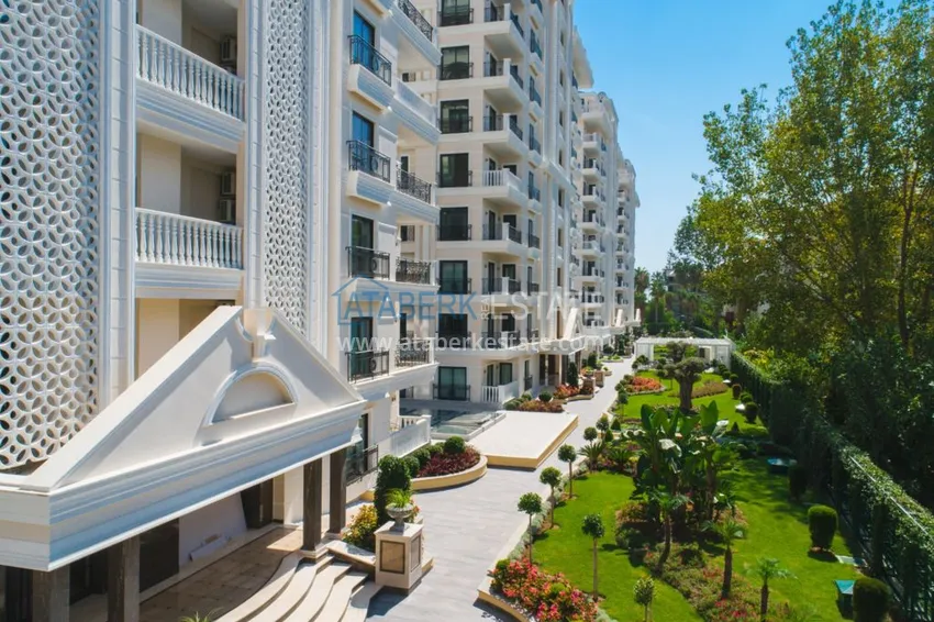 Furnished apartment in Oba with sea and mountain views. Real estate for a residence permit 10 