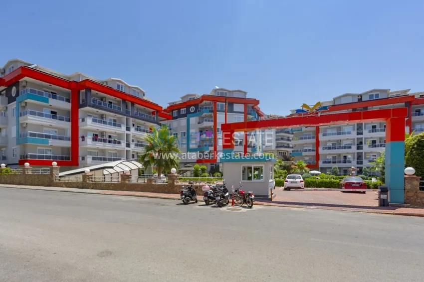 Garden duplex in the Kestel area in an elite class complex 10 