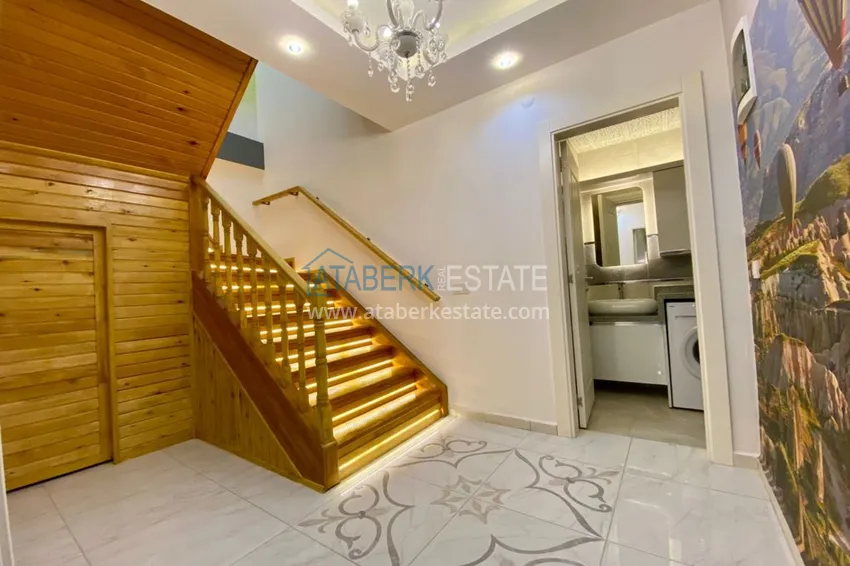 Purchase  Duplex penthouse in Mahmutlar with furniture in a comfortable complex 14 